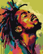 Carica l'immagine nel visualizzatore di Gallery, Dipingere con i numeri - Ragazzo Reggae - Street Art Astratta Figured'Art