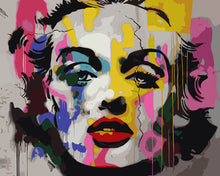 Carica l'immagine nel visualizzatore di Gallery, Dipingere con i numeri - Ritratto Pop Art Graffiti Figured'Art