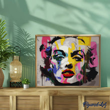 Carica l'immagine nel visualizzatore di Gallery, Dipingere con i numeri - Ritratto Pop Art Graffiti