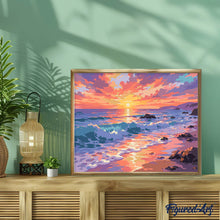 Carica l'immagine nel visualizzatore di Gallery, Dipingere con i numeri - Bagliore al Tramonto