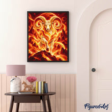 Carica l'immagine nel visualizzatore di Gallery, Dipingere con i numeri - Ariete Zodiaco Cosmico