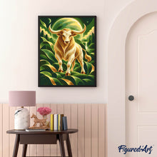 Carica l'immagine nel visualizzatore di Gallery, Dipingere con i numeri - Toro Zodiaco Cosmico
