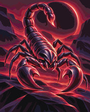 Carica l'immagine nel visualizzatore di Gallery, Dipingere con i numeri - Scorpione Zodiaco Cosmico Figured'Art