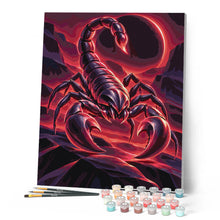 Carica l'immagine nel visualizzatore di Gallery, Dipingere con i numeri - Scorpione Zodiaco Cosmico