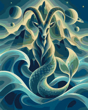 Carica l'immagine nel visualizzatore di Gallery, Dipingere con i numeri - Capricorno Zodiaco Cosmico Figured'Art