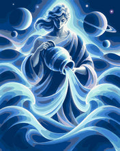 Carica l'immagine nel visualizzatore di Gallery, Dipingere con i numeri - Acquario Zodiaco Cosmico Figured'Art