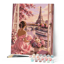 Carica l'immagine nel visualizzatore di Gallery, Dipingere con i numeri - Balcone a Parigi