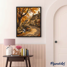Carica l'immagine nel visualizzatore di Gallery, Dipingere con i numeri - Sentiero del Borgo Autunnale