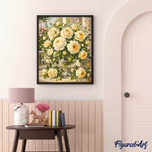 Carica l'immagine nel visualizzatore di Gallery, Dipingere con i numeri - Bouquet di Rose Avorio