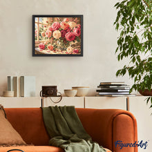 Carica l'immagine nel visualizzatore di Gallery, Dipingere con i numeri - Bouquet di Rose Vintage