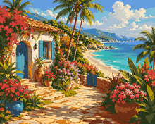 Carica l'immagine nel visualizzatore di Gallery, Dipingere con i numeri - Fuga Costiera Mediterranea Figured'Art