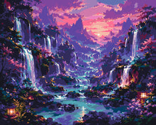 Carica l'immagine nel visualizzatore di Gallery, Dipingere con i numeri - Valle Mistica delle Cascate Figured'Art