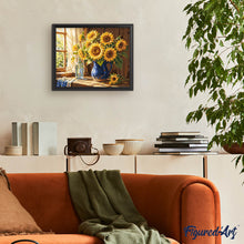 Carica l'immagine nel visualizzatore di Gallery, Dipingere con i numeri - Bouquet di Girasoli Dorati