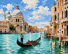 Carica l'immagine nel visualizzatore di Gallery, Dipingere con i numeri - Gondola Veneziana Figured'Art