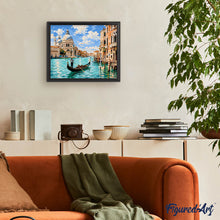Carica l'immagine nel visualizzatore di Gallery, Dipingere con i numeri - Gondola Veneziana