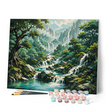 Carica l'immagine nel visualizzatore di Gallery, Dipingere con i numeri - Valle delle Cascate