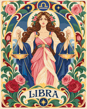 Carica l'immagine nel visualizzatore di Gallery, Dipingere con i numeri - Zodiaco Art Nouveau Bilancia Figured'Art