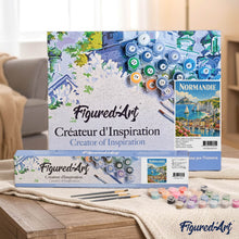 Carica l'immagine nel visualizzatore di Gallery, Dipingere con i numeri - Poster di Viaggio Primavera in Normandia