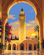Carica l'immagine nel visualizzatore di Gallery, Dipingere con i numeri - Moschea Malek ibn Anas, Tunisia Figured'Art