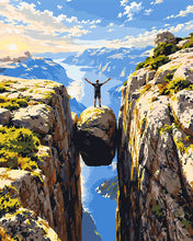Carica l'immagine nel visualizzatore di Gallery, Dipingere con i numeri - Kjeragbolten, Norvegia Figured'Art
