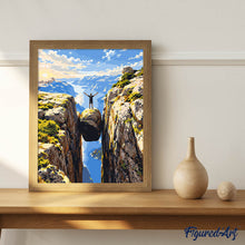 Carica l'immagine nel visualizzatore di Gallery, Dipingere con i numeri - Kjeragbolten, Norvegia