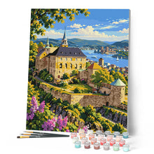Carica l'immagine nel visualizzatore di Gallery, Dipingere con i numeri - Fortezza di Akershus, Oslo, Norvegia