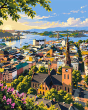 Carica l'immagine nel visualizzatore di Gallery, Dipingere con i numeri - Cattedrale di Oslo, Norvegia Figured'Art