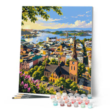 Carica l'immagine nel visualizzatore di Gallery, Dipingere con i numeri - Cattedrale di Oslo, Norvegia