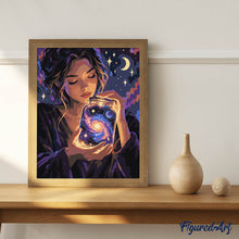 Carica l'immagine nel visualizzatore di Gallery, Dipingere con i numeri - Luminosa Galassia in barattolo