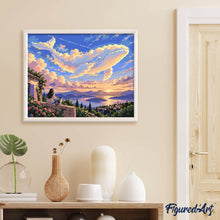 Carica l'immagine nel visualizzatore di Gallery, Dipingere con i numeri - Balena di Nuvole sopra la Valle