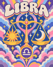 Carica l'immagine nel visualizzatore di Gallery, Dipingere con i numeri - Zodiaco Retrò Bilancia Figured'Art
