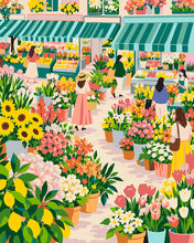 Carica l'immagine nel visualizzatore di Gallery, Dipingere con i numeri - Mercato in Fiore Figured'Art