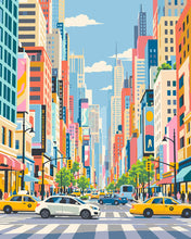 Carica l'immagine nel visualizzatore di Gallery, Dipingere con i numeri - Colori del Centro Città Figured'Art