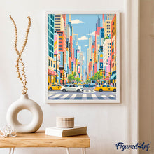 Carica l'immagine nel visualizzatore di Gallery, Dipingere con i numeri - Colori del Centro Città