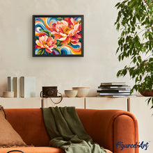 Carica l'immagine nel visualizzatore di Gallery, Dipingere con i numeri - Onde Floreali