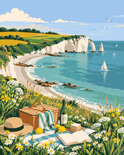 Carica l'immagine nel visualizzatore di Gallery, Dipingere con i numeri - Picnic in Riva al Mare Figured'Art
