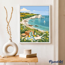 Carica l'immagine nel visualizzatore di Gallery, Dipingere con i numeri - Picnic in Riva al Mare