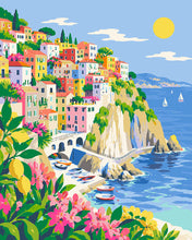 Carica l'immagine nel visualizzatore di Gallery, Dipingere con i numeri - Sole in Riva al Mare Figured'Art