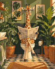 Carica l'immagine nel visualizzatore di Gallery, Dipingere con i numeri - Il Giornale della Giraffa Figured'Art
