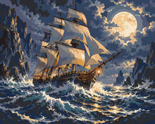 Carica l'immagine nel visualizzatore di Gallery, Dipingere con i numeri - Viaggio al Chiaro di Luna Figured'Art