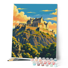 Carica l'immagine nel visualizzatore di Gallery, Dipingere con i numeri - Castello di Edimburgo