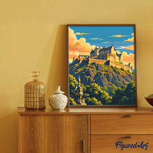 Carica l'immagine nel visualizzatore di Gallery, Dipingere con i numeri - Castello di Edimburgo