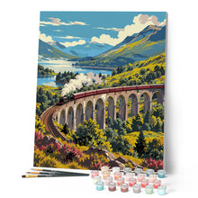 Carica l'immagine nel visualizzatore di Gallery, Dipingere con i numeri - Viadotto di Glenfinnan