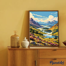 Carica l'immagine nel visualizzatore di Gallery, Dipingere con i numeri - Highlands Scozzesi
