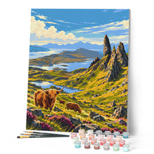 Carica l'immagine nel visualizzatore di Gallery, Dipingere con i numeri - Isola di Skye
