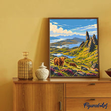 Carica l'immagine nel visualizzatore di Gallery, Dipingere con i numeri - Isola di Skye