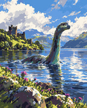 Carica l'immagine nel visualizzatore di Gallery, Dipingere con i numeri - Mostro di Loch Ness Figured'Art