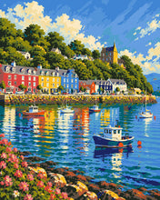 Carica l'immagine nel visualizzatore di Gallery, Dipingere con i numeri - Porto di Tobermory Figured'Art