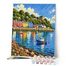 Carica l'immagine nel visualizzatore di Gallery, Dipingere con i numeri - Porto di Tobermory