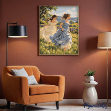 Carica l'immagine nel visualizzatore di Gallery, Dipingere con i numeri - Dame in un Prato Fiorito